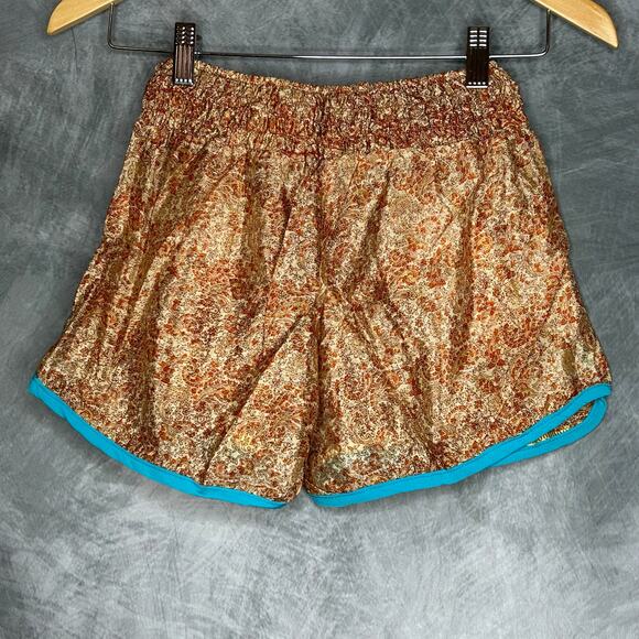 NEW Mini Shorts XXS or Youth Sustainable Fashion Junglee Billee Brand Paisley - Picture 2 of 8